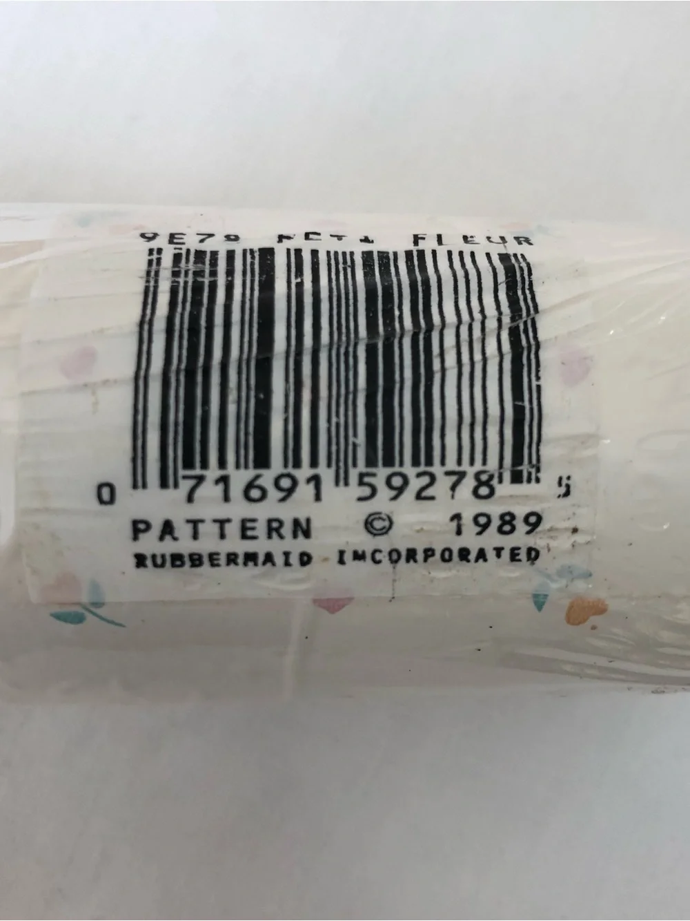 Vtg 1989 Sealed Petite Floral Con-Tact Shelf Drawer Adhesive Jumbo 8 Yard Roll